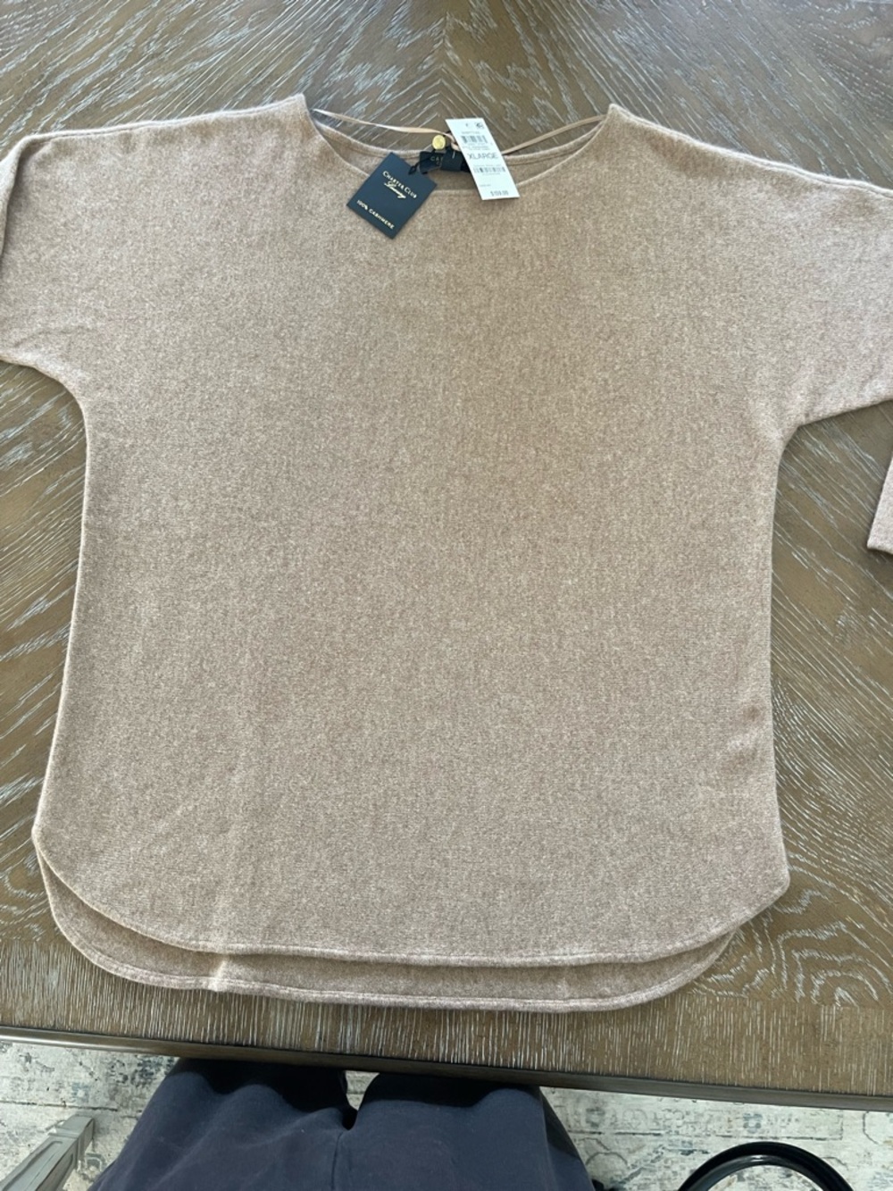 Cashmere Tunic Charter Club Luxury label